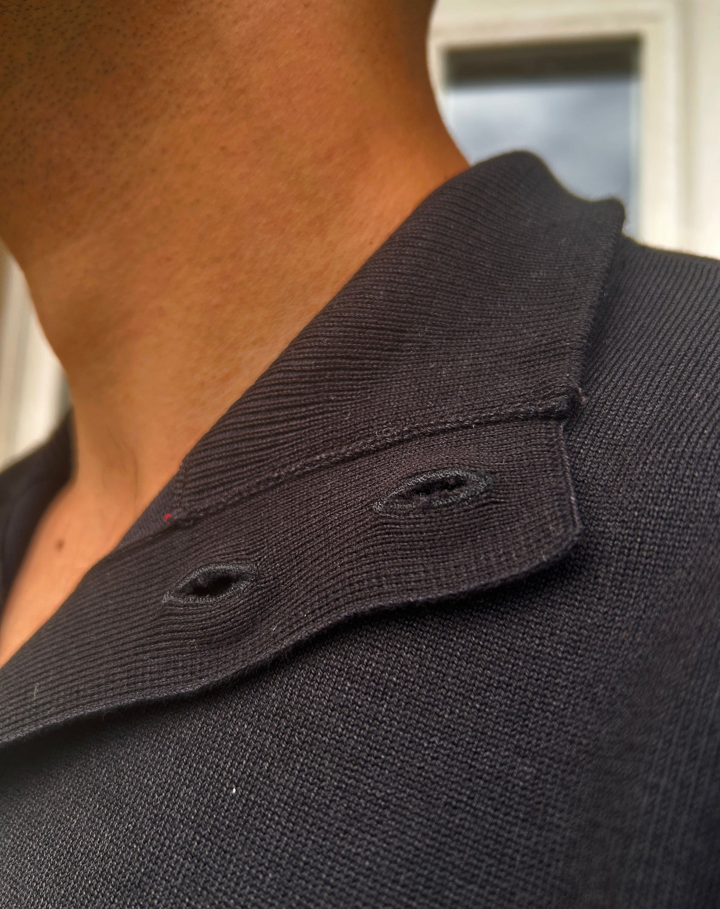 Cardigan lupetto nero