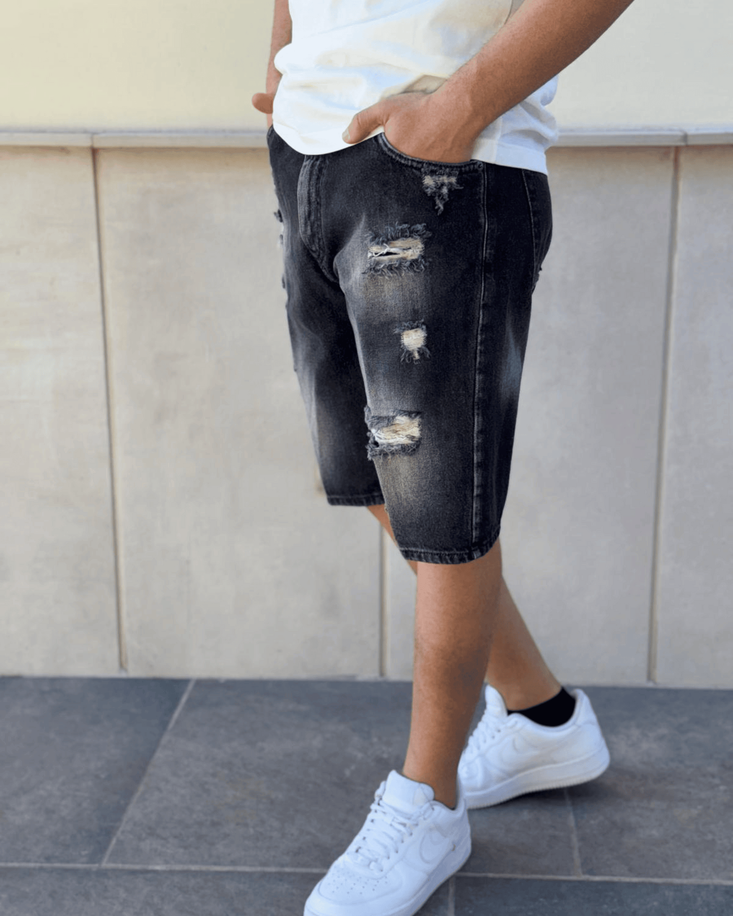 Bermuda Denim Lavaggio Scuro