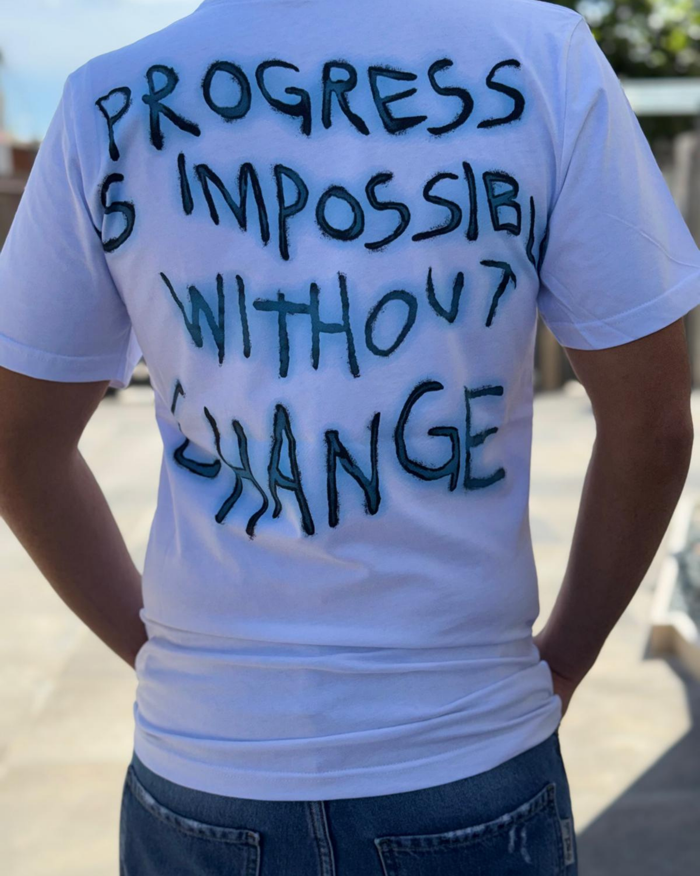 T-Shirt stampa fronte/retro