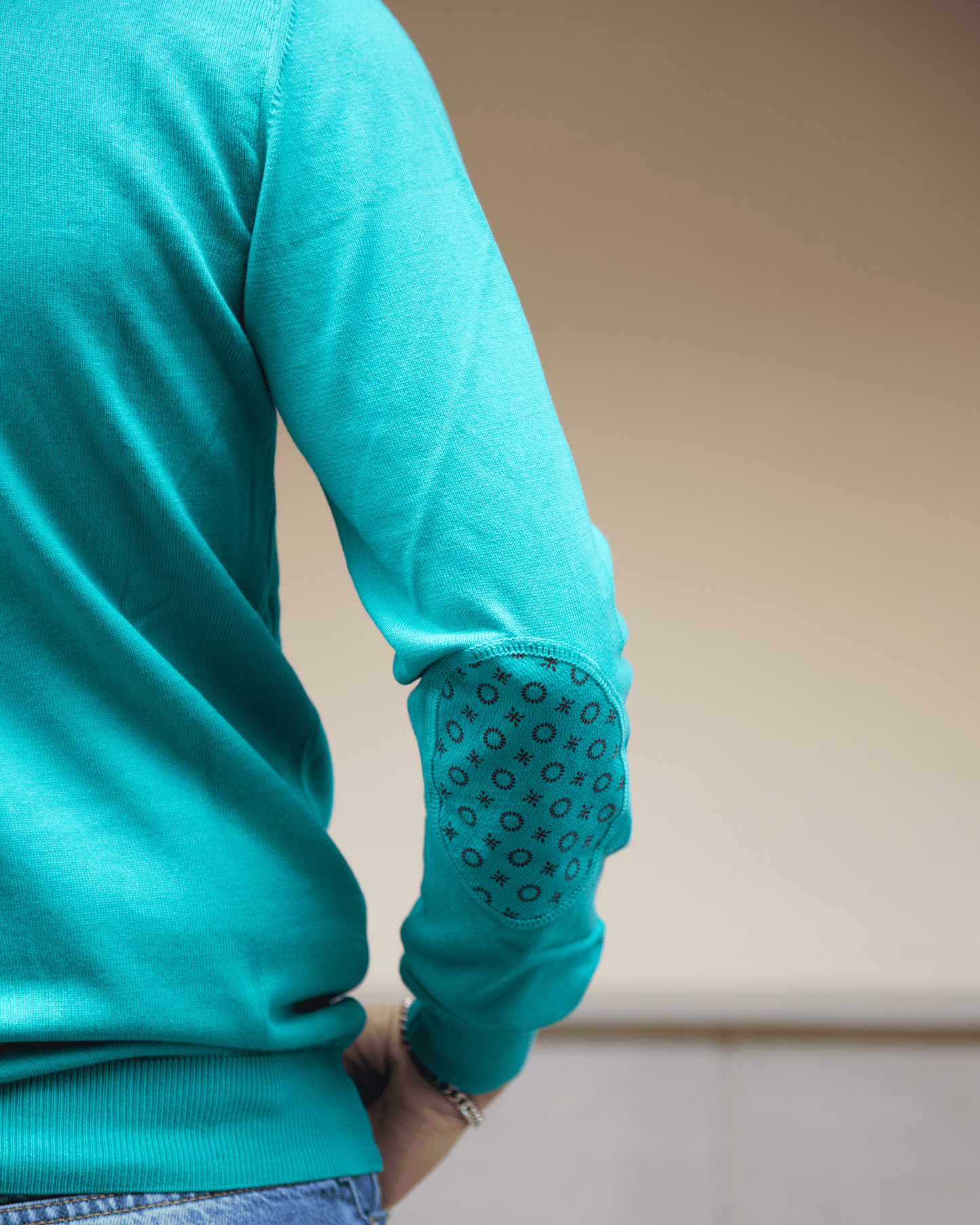 Girocollo fagal verde acqua